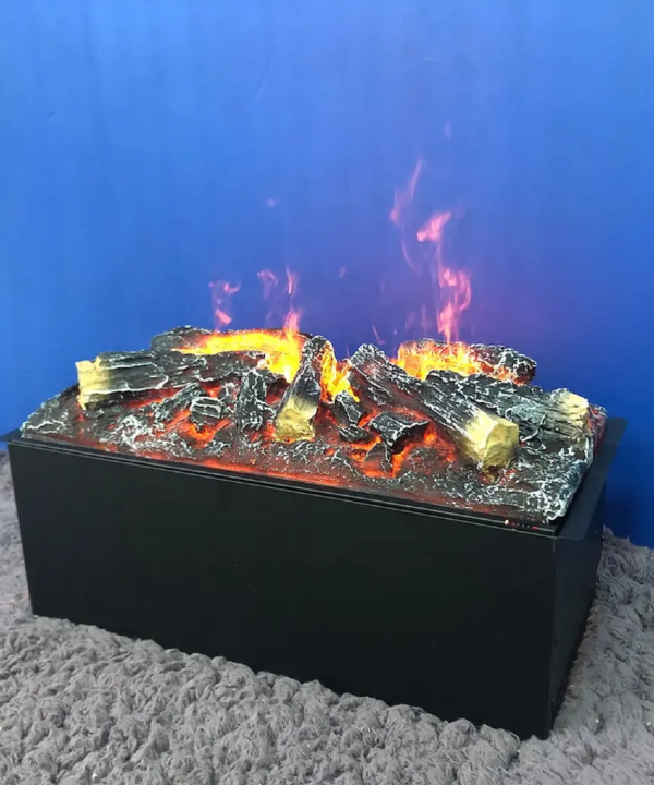 Паровой 3D электрокамин Cassette 500 с дровами